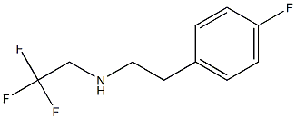 [2-(4-fluorophenyl)ethyl](2,2,2-trifluoroethyl)amine 结构式