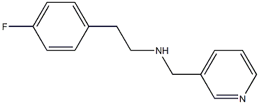 [2-(4-fluorophenyl)ethyl](pyridin-3-ylmethyl)amine 结构式