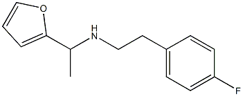 [2-(4-fluorophenyl)ethyl][1-(furan-2-yl)ethyl]amine 结构式