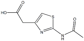 [2-(acetylamino)-1,3-thiazol-4-yl]acetic acid 结构式