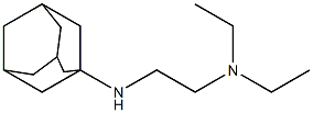 [2-(adamantan-1-ylamino)ethyl]diethylamine 结构式