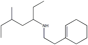 [2-(cyclohex-1-en-1-yl)ethyl](5-methylheptan-3-yl)amine 结构式
