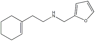 [2-(cyclohex-1-en-1-yl)ethyl](furan-2-ylmethyl)amine 结构式
