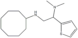 [2-(cyclooctylamino)-1-(thiophen-2-yl)ethyl]dimethylamine 结构式