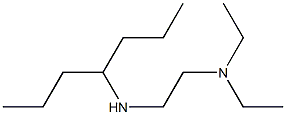 [2-(diethylamino)ethyl](heptan-4-yl)amine 结构式