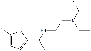 [2-(diethylamino)ethyl][1-(5-methylthiophen-2-yl)ethyl]amine 结构式