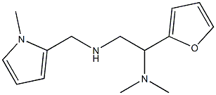 [2-(dimethylamino)-2-(furan-2-yl)ethyl][(1-methyl-1H-pyrrol-2-yl)methyl]amine 结构式