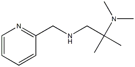 [2-(dimethylamino)-2-methylpropyl](pyridin-2-ylmethyl)amine 结构式