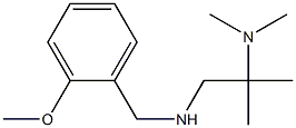 [2-(dimethylamino)-2-methylpropyl][(2-methoxyphenyl)methyl]amine 结构式