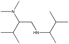 [2-(dimethylamino)-3-methylbutyl](3-methylbutan-2-yl)amine 结构式