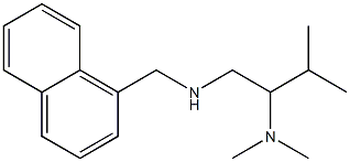 [2-(dimethylamino)-3-methylbutyl](naphthalen-1-ylmethyl)amine 结构式