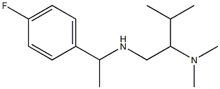 [2-(dimethylamino)-3-methylbutyl][1-(4-fluorophenyl)ethyl]amine 结构式