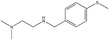 [2-(dimethylamino)ethyl]({[4-(methylsulfanyl)phenyl]methyl})amine 结构式