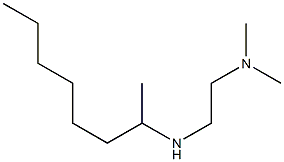 [2-(dimethylamino)ethyl](octan-2-yl)amine 结构式