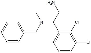 [2-amino-1-(2,3-dichlorophenyl)ethyl](benzyl)methylamine 结构式