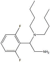 [2-amino-1-(2,6-difluorophenyl)ethyl]dibutylamine 结构式