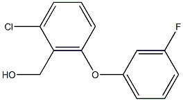 [2-chloro-6-(3-fluorophenoxy)phenyl]methanol 结构式