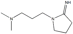 [3-(2-iminopyrrolidin-1-yl)propyl]dimethylamine 结构式