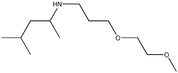 [3-(2-methoxyethoxy)propyl](4-methylpentan-2-yl)amine 结构式