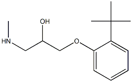 [3-(2-tert-butylphenoxy)-2-hydroxypropyl](methyl)amine 结构式
