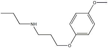 [3-(4-methoxyphenoxy)propyl](propyl)amine 结构式