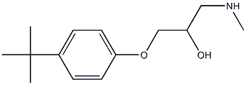 [3-(4-tert-butylphenoxy)-2-hydroxypropyl](methyl)amine 结构式