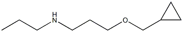 [3-(cyclopropylmethoxy)propyl](propyl)amine 结构式