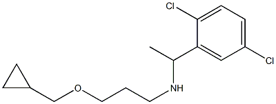 [3-(cyclopropylmethoxy)propyl][1-(2,5-dichlorophenyl)ethyl]amine 结构式