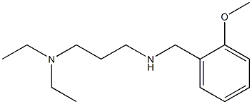 [3-(diethylamino)propyl][(2-methoxyphenyl)methyl]amine 结构式