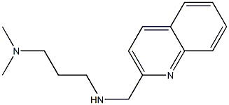 [3-(dimethylamino)propyl](quinolin-2-ylmethyl)amine 结构式