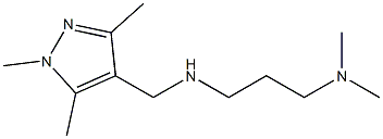 [3-(dimethylamino)propyl][(1,3,5-trimethyl-1H-pyrazol-4-yl)methyl]amine 结构式