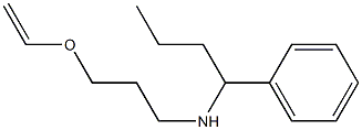 [3-(ethenyloxy)propyl](1-phenylbutyl)amine 结构式