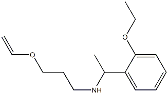 [3-(ethenyloxy)propyl][1-(2-ethoxyphenyl)ethyl]amine 结构式