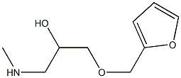 [3-(furan-2-ylmethoxy)-2-hydroxypropyl](methyl)amine 结构式