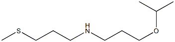 [3-(methylsulfanyl)propyl][3-(propan-2-yloxy)propyl]amine 结构式