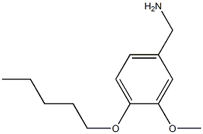 [3-methoxy-4-(pentyloxy)phenyl]methanamine 结构式