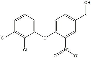 [4-(2,3-dichlorophenoxy)-3-nitrophenyl]methanol 结构式