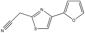 [4-(2-furyl)-1,3-thiazol-2-yl]acetonitrile 结构式