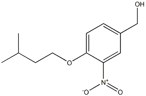 [4-(3-methylbutoxy)-3-nitrophenyl]methanol 结构式