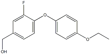 [4-(4-ethoxyphenoxy)-3-fluorophenyl]methanol 结构式