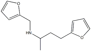 [4-(furan-2-yl)butan-2-yl](furan-2-ylmethyl)amine 结构式