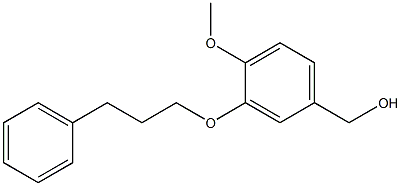 [4-methoxy-3-(3-phenylpropoxy)phenyl]methanol 结构式