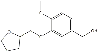 [4-methoxy-3-(oxolan-2-ylmethoxy)phenyl]methanol 结构式