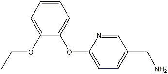 [6-(2-ethoxyphenoxy)pyridin-3-yl]methylamine 结构式
