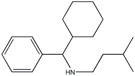 [cyclohexyl(phenyl)methyl](3-methylbutyl)amine 结构式