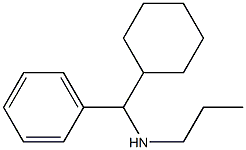 [cyclohexyl(phenyl)methyl](propyl)amine 结构式