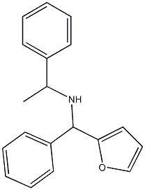 [furan-2-yl(phenyl)methyl](1-phenylethyl)amine 结构式