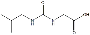 {[(isobutylamino)carbonyl]amino}acetic acid 结构式