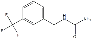 {[3-(trifluoromethyl)phenyl]methyl}urea 结构式