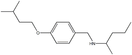 {[4-(3-methylbutoxy)phenyl]methyl}(pentan-2-yl)amine 结构式